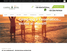 Tablet Screenshot of campingmotel.it